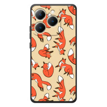 Чехлы с картинкой Лисички для RealMe 15T (VPrint) – Лисички