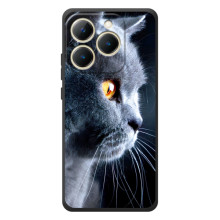 Чехлы с Котиками для RealMe 15T (VPrint) (Серый Кот)