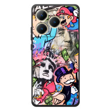 Чехлы с крутыми принтами для RealMe 15T - (PREMIUMPrint) (Monopoly man)