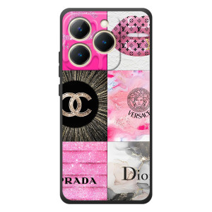 Чехол (Dior, Prada, YSL, Chanel) для RealMe 15T (Модница)