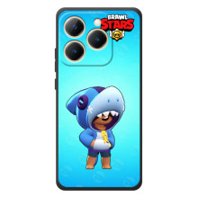 Чехол для RealMe 15T Бравл Старс (VPrint) – Леон акула