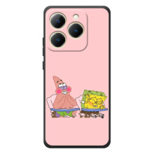 Чехол Губка Боб для Реалми 15Т (За партой)