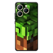 Чехол Майнкрафт на RealMe 15T (AlphaPrint) Minecraft (текстура Майнкрафт)