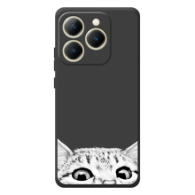 Чехол на Реалми 15Т с Котами (VPrint) (Выглядывает кот)