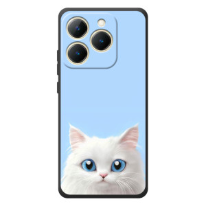 Чехол на тематику: Коты для RealMe 15T – Белый кот