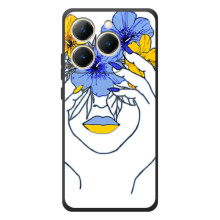 Чохол на RealMe 15T (Український дизайн) (Українка на всю голову)