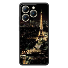Чехол Эйфелева Башня для RealMe 15T - (AlphaPrint) (Ночной Париж)