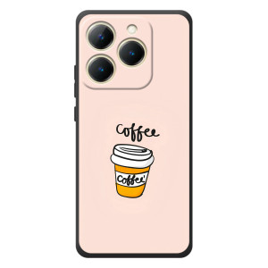 Чехол с изображением  вкусной еды для RealMe 15T – Кружка кофе