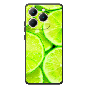 Чехол с изображением  вкусной еды для RealMe 15T – Лайм