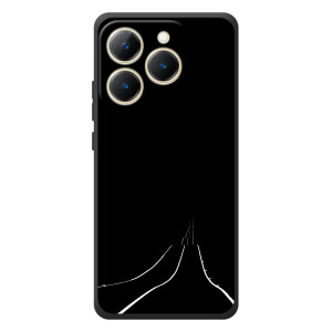 Чехол с картинками на черном фоне для RealMe 15T – Дорога