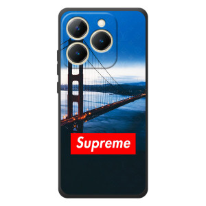 Чехол для RealMe 15T с картинкой Supreme (AlphaPrint)