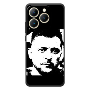 Чехол для RealMe 15T (AlphaPrint - с принтом Зеленского)
