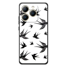 Чехол с птицами на RealMe 15T (VPrint) – Ласточки