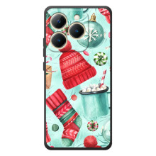 Чохол Санта Клаус для RealMe 15T (Одяг)