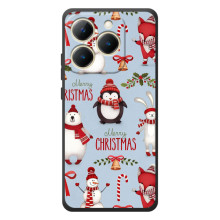 Чохол Санта Клаус для RealMe 15T (Різдвяний)