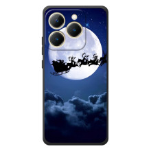 Чохол Санта Клаус для RealMe 15T (Санта - місяць)