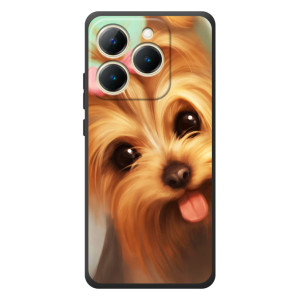 Чехол (ТПУ) Милые собачки для RealMe 15T – Йоршенский терьер
