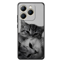 Чехол с рисунком кот на RealMe 15T – Пара котов