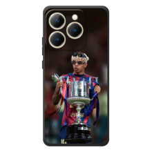 Чехол с футболистом Ламин Ямаль RealMe 15T (Ямал с кубком)