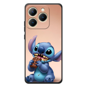 Чохол з малюнком Стіч для RealMe 15T – Стіч з шоколадом
