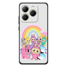 Чехол с Лабубу на RealMe 15T (Фон Лабубу)