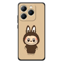 Чехол с Лабубу на RealMe 15T (Коричневый Лабубу)