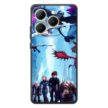 Чохол з принтом дракон Беззубик РеаlMe 15T – Герої Беззубика