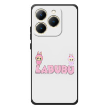 Чохол з принтом Лабубу для RealMe 15T – Логотип Лабубу