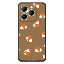 Чохол з принтом лисички РеаlMe 15T – Маленькі лисички