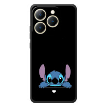 Чехол с принтом Стич на RealMe 15T (Стич на черном)