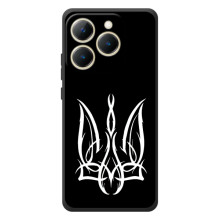 Чохол з українським гербом на RealMe 15T – Герб на чорному