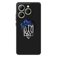 Чохол з українським гербом на RealMe 15T – Герб з квіткою