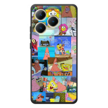 Силіконовий чохол Спанч Боб на РеалМі 15Т (Комікси Спанч Боб)