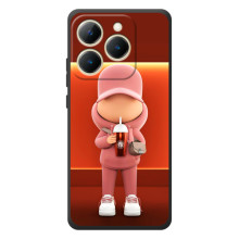 Крутые Чехлы Луи Виттон для RealMe 15T (AlphaPrint) (С Кофе)