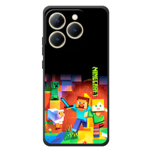 Чохли для RealMe 15T (Персонажі МайнКрафт) – Герой Майнкрафт