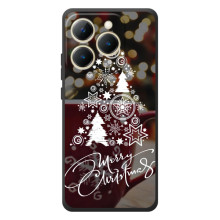 Рождественские Чехлы для RealMe 15T (VPrint) (Елочка узорная)
