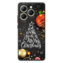Рождественские Чехлы для RealMe 15T (VPrint) (Елочка)