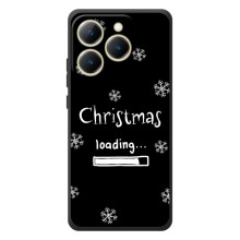 Рождественские, Праздничные Чехлы для Реалми 15Т (Christmas loading)