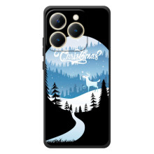 Силиконовый бампер на рождество для RealMe 15T