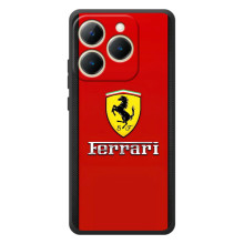 Силіконовий бампер з картинкою машини на RealMe 15T (Ferrari Logo)
