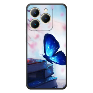 Силіконовий бампер з картинкою звірів для RealMe 15T (Метелик синій)