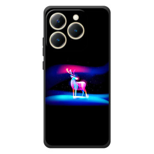Силіконовий бампер з картинкою звірів для RealMe 15T (Яскравий олень)