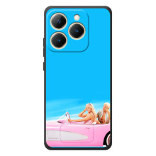 Силиконовый Чехол Барби Фильм на RealMe 15T (Барби и Кен)