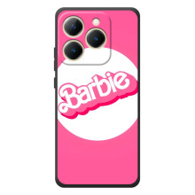 Силиконовый Чехол Барби Фильм на RealMe 15T (Лого Барби)