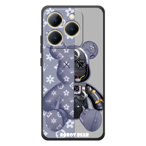 Силіконовий чохол для RealMe 15T – Ведмідь Louis Vuitton