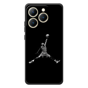 Силіконовый Чохол Nike Air Jordan на РеалМі 15Т (Джордан)