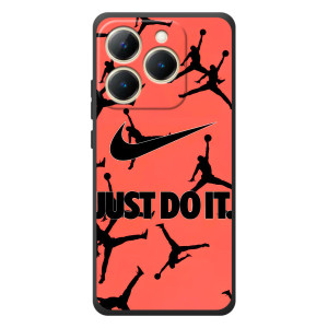 Силіконовый Чохол Nike Air Jordan на РеалМі 15Т (Just Do It)