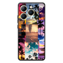 Силиконовый чехол с КАРТИНКАМИ лето для RealMe 15T (AlphaPrint)