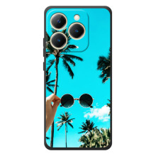 Силиконовый чехол с КАРТИНКАМИ лето для RealMe 15T (AlphaPrint) – Взгляд лето