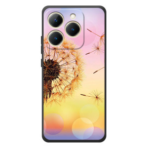 Силиконовый Чехол с одуванчиками на RealMe 15T – Цветок-одуванчик